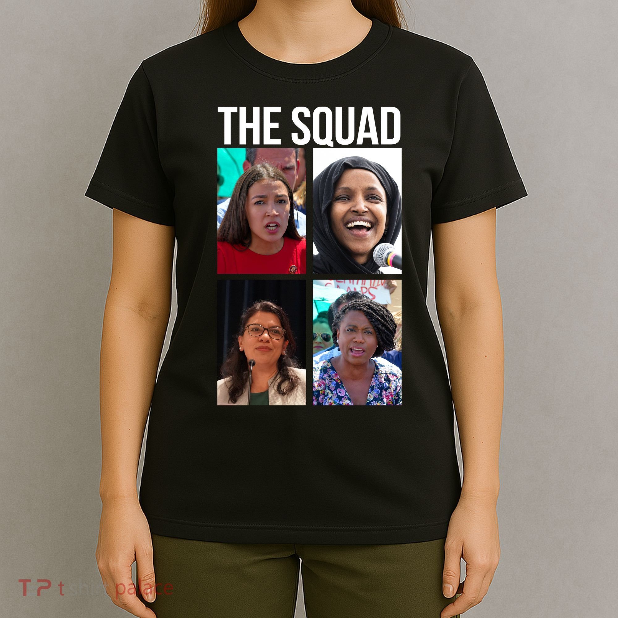 Squad AOC Rashida Tlaib Ilhan Omar Ayanna Pressley T-Shirt