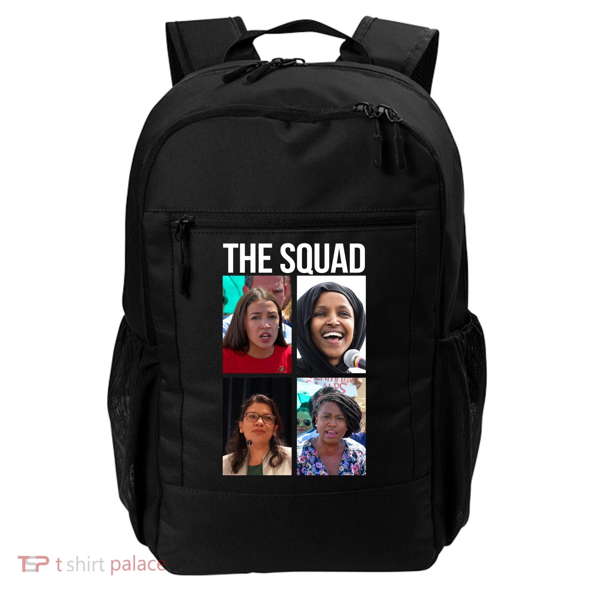 Squad AOC Rashida Tlaib Ilhan Omar Ayanna Pressley Backpack