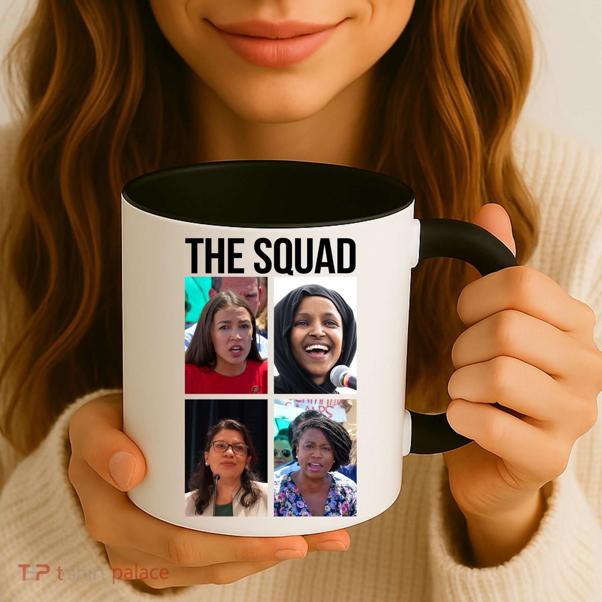 Squad AOC Rashida Tlaib Ilhan Omar Ayanna Pressley Coffee Mug