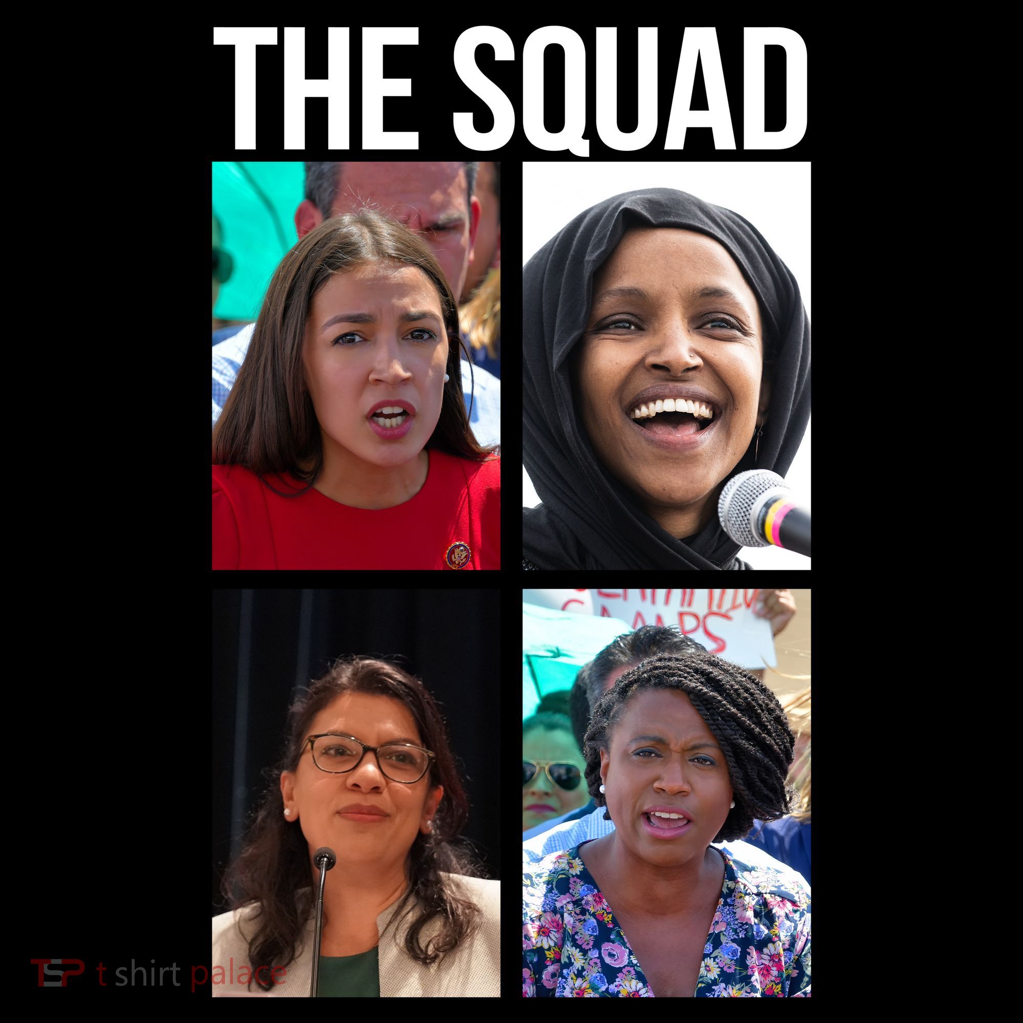 Squad AOC Rashida Tlaib Ilhan Omar Ayanna Pressley Women's Hoodie