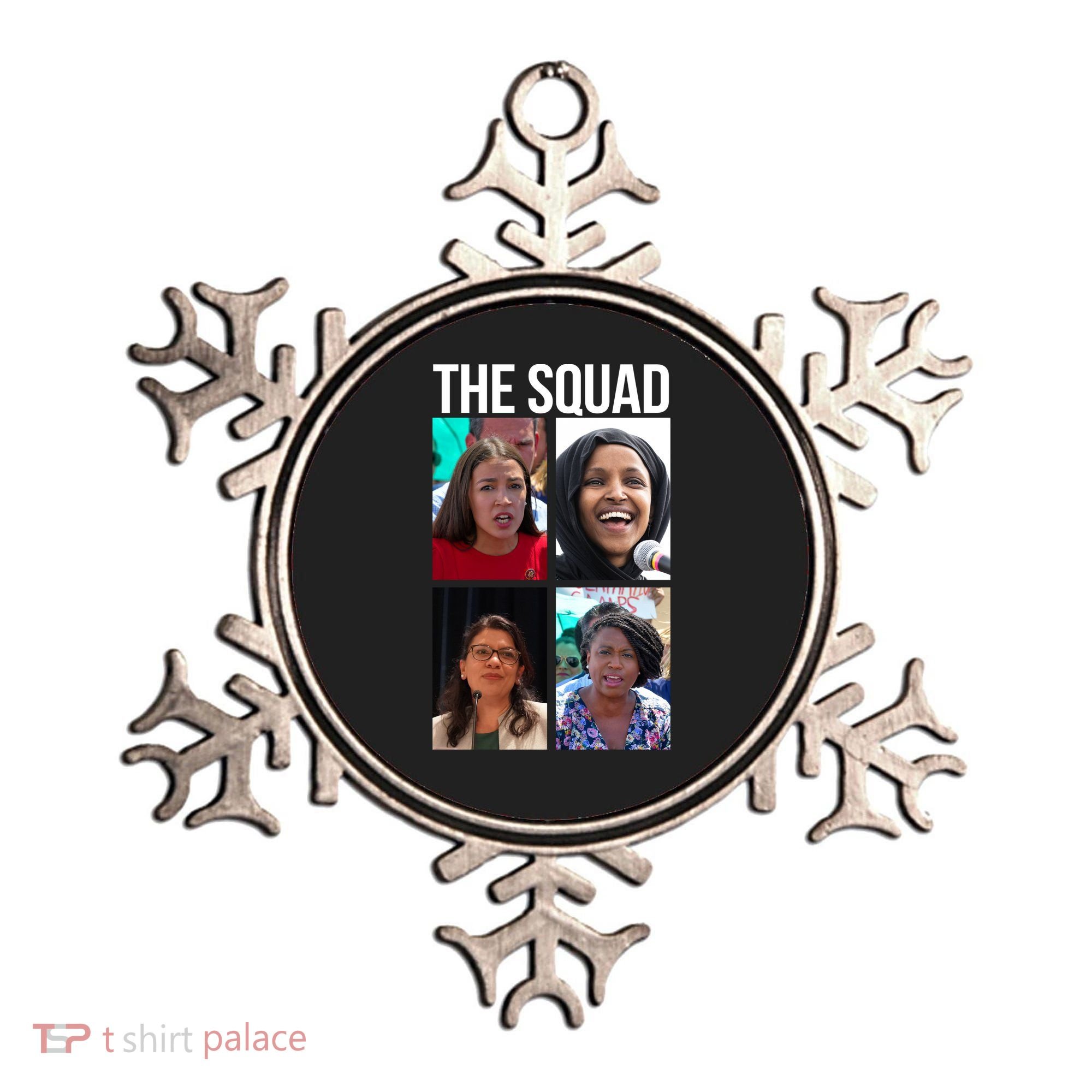 Squad AOC Rashida Tlaib Ilhan Omar Ayanna Pressley Ornament