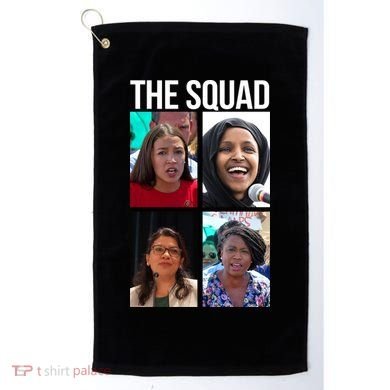 Squad AOC Rashida Tlaib Ilhan Omar Ayanna Pressley Golf Towel