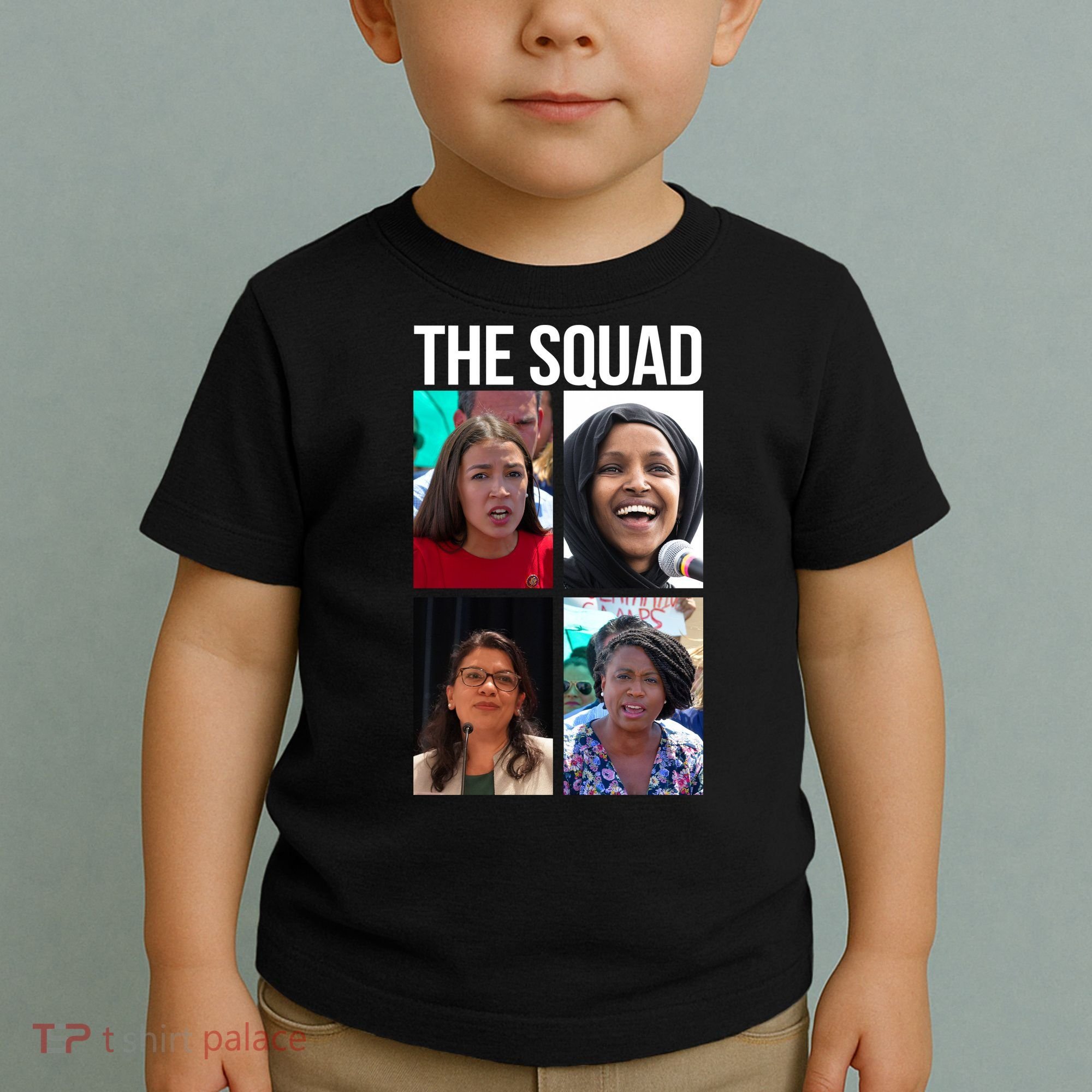 Squad AOC Rashida Tlaib Ilhan Omar Ayanna Pressley Toddler T-Shirt