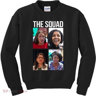 Squad AOC Rashida Tlaib Ilhan Omar Ayanna Pressley Kids Sweatshirt