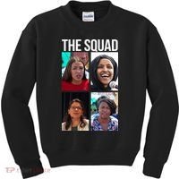 Squad AOC Rashida Tlaib Ilhan Omar Ayanna Pressley Kids Sweatshirt thumb 0