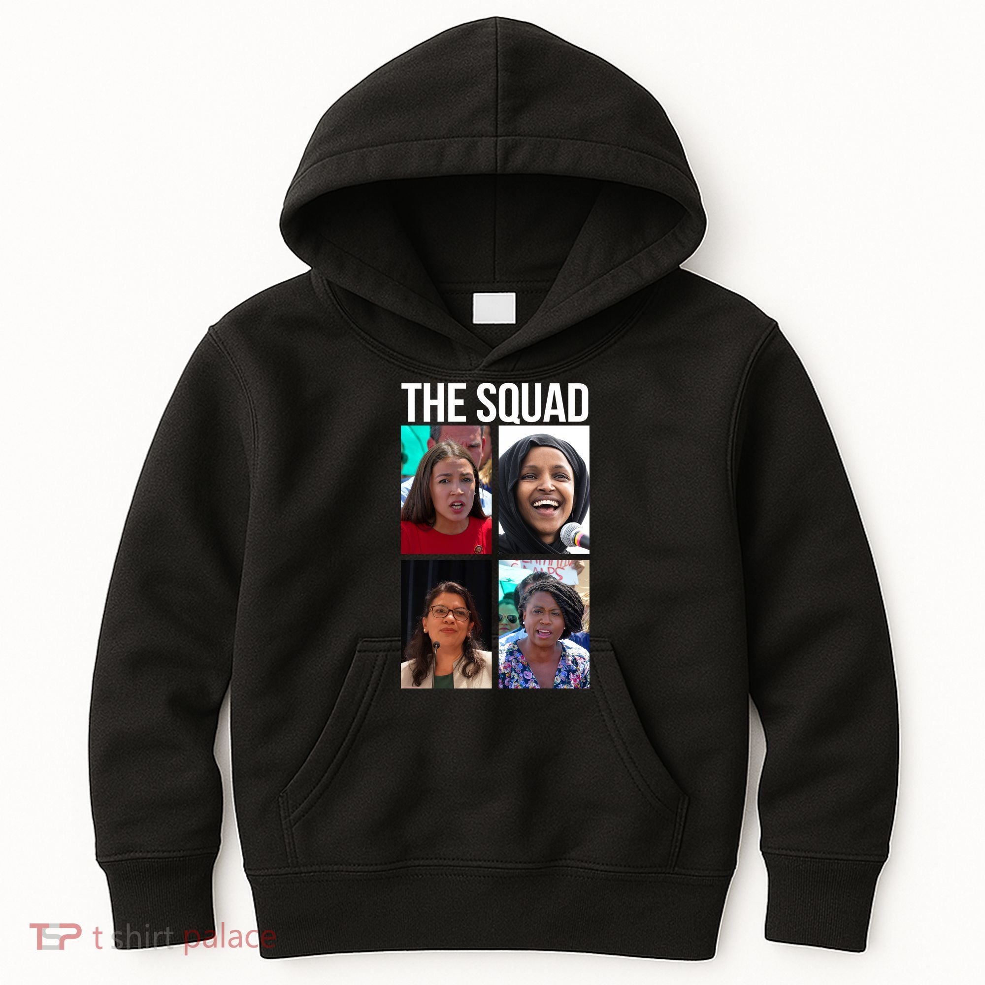 Squad AOC Rashida Tlaib Ilhan Omar Ayanna Pressley Kids Hoodie