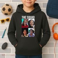 Squad AOC Rashida Tlaib Ilhan Omar Ayanna Pressley Kids Hoodie thumb 2