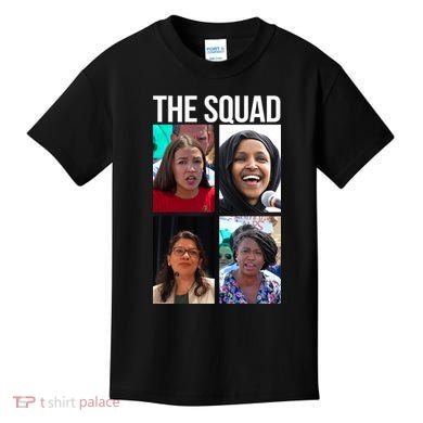Squad AOC Rashida Tlaib Ilhan Omar Ayanna Pressley Kids T-Shirt
