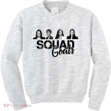 Squad Goals Tlaib Ocasio Cortez Pressley House Kids Sweatshirt