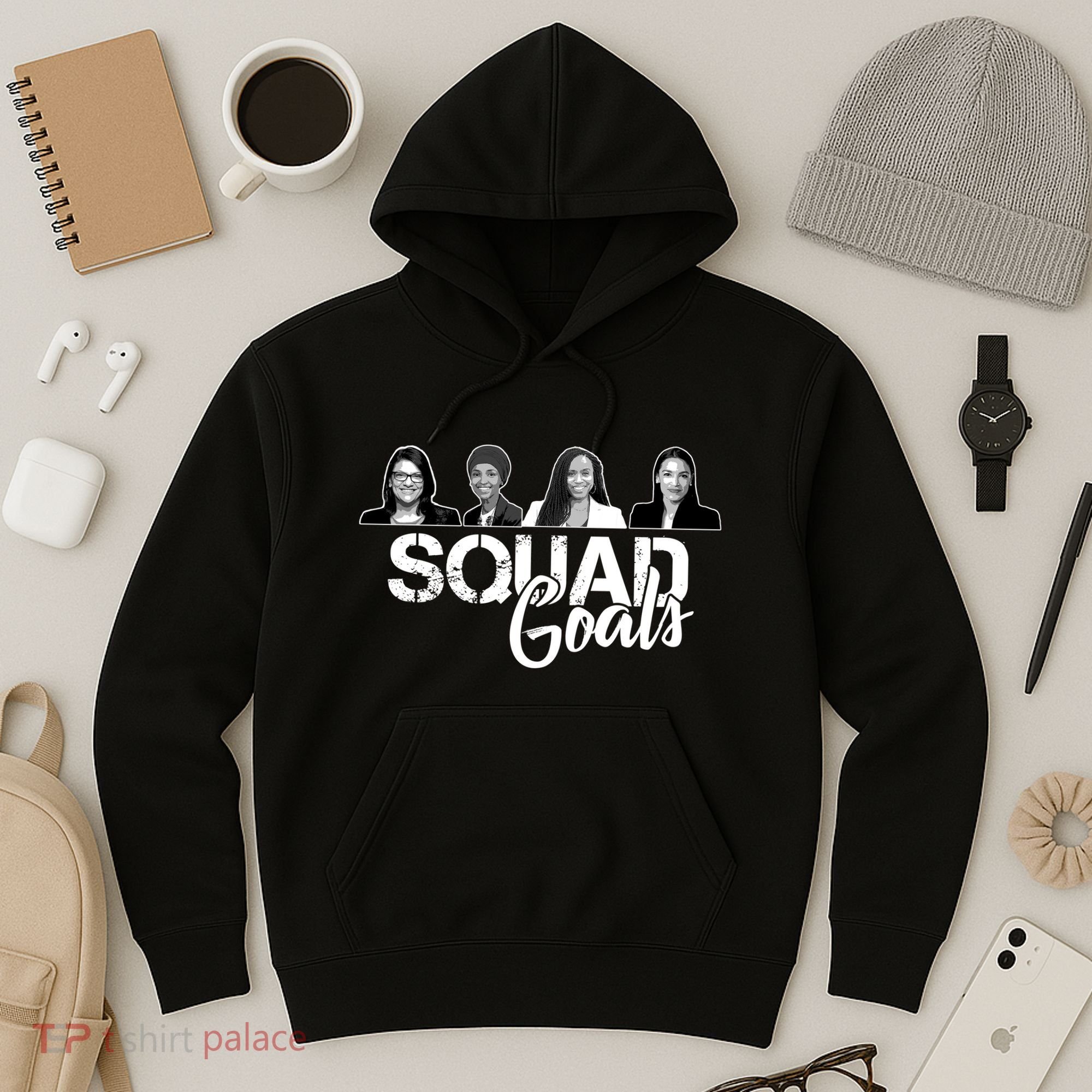 Squad Goals Tlaib Ocasio Cortez Pressley House Hoodie