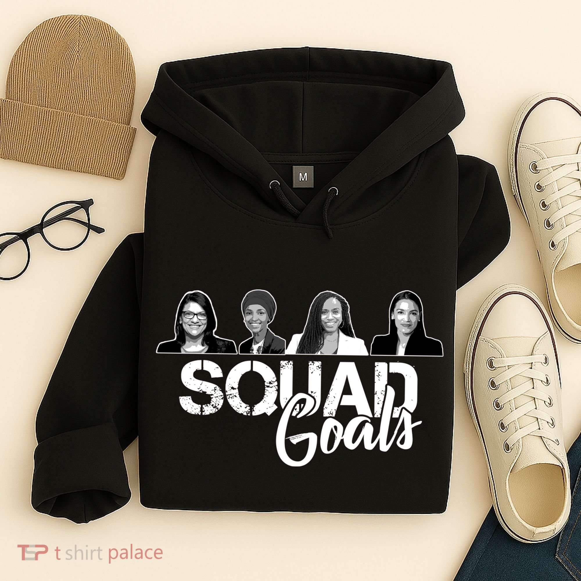 Squad Goals Tlaib Ocasio Cortez Pressley House Hoodie