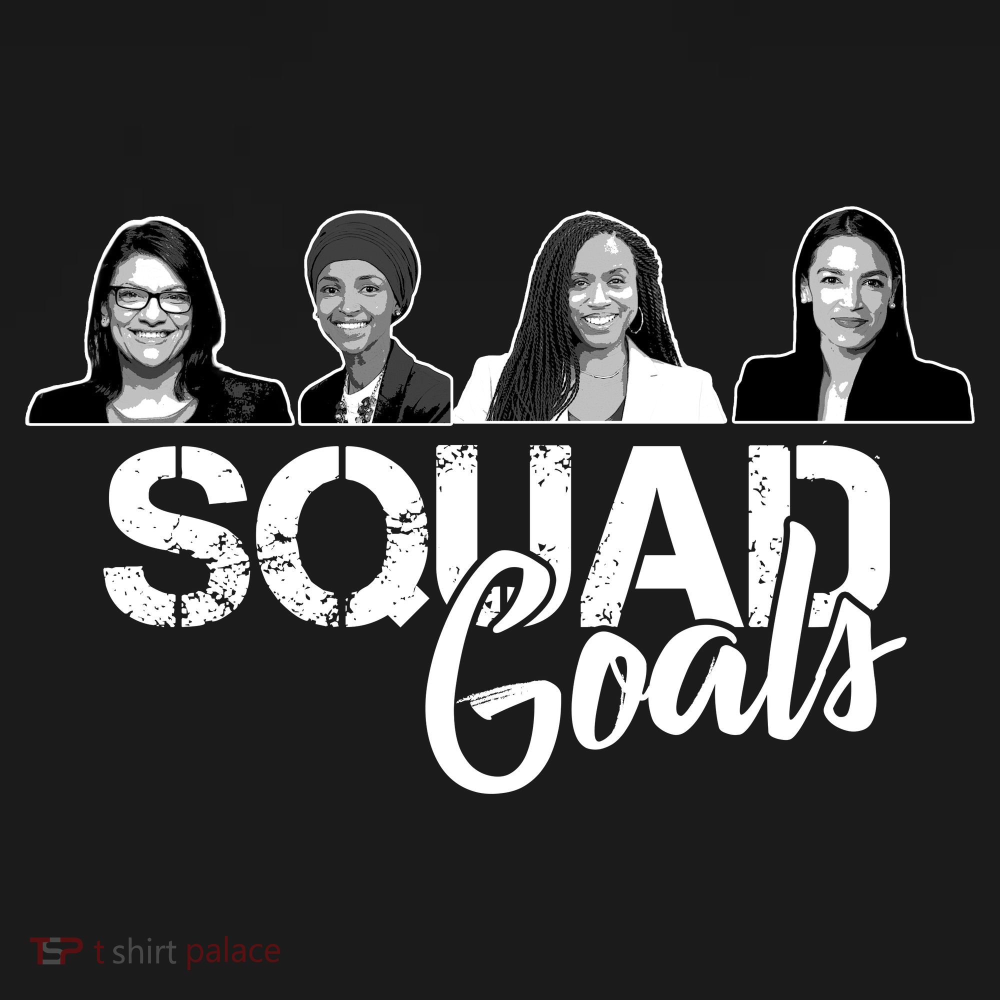 Squad Goals Tlaib Ocasio Cortez Pressley House Bucket Hat