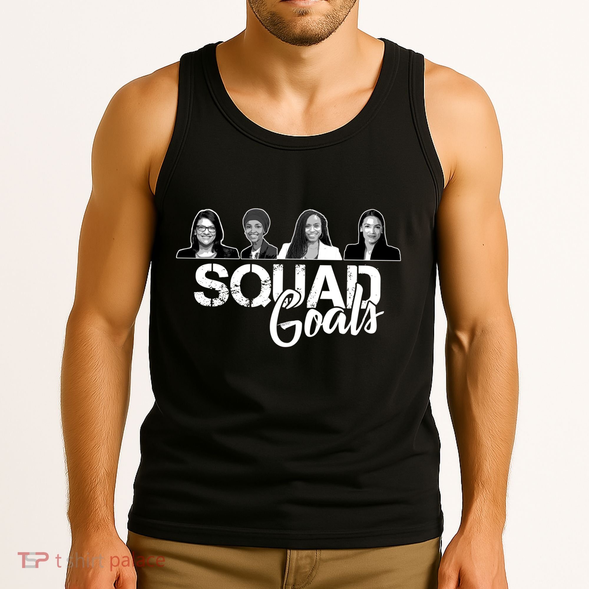 Squad Goals Tlaib Ocasio Cortez Pressley House Tank Top