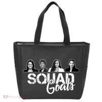 Squad Goals Tlaib Ocasio Cortez Pressley House Tote Bag thumb 0