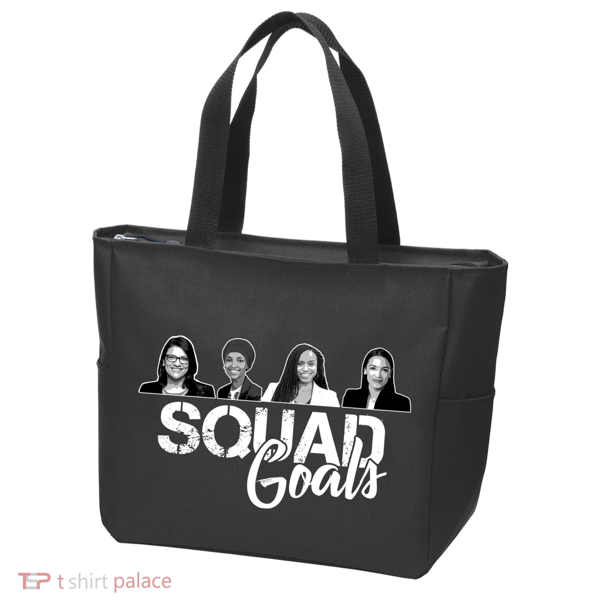 Squad Goals Tlaib Ocasio Cortez Pressley House Tote Bag