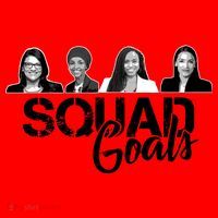 Squad Goals Tlaib Ocasio Cortez Pressley House Santa Hat thumb 1