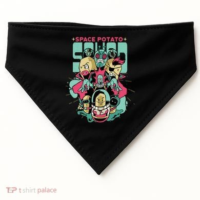 Squad Superhero Space Potato USA-Made Doggie Bandana