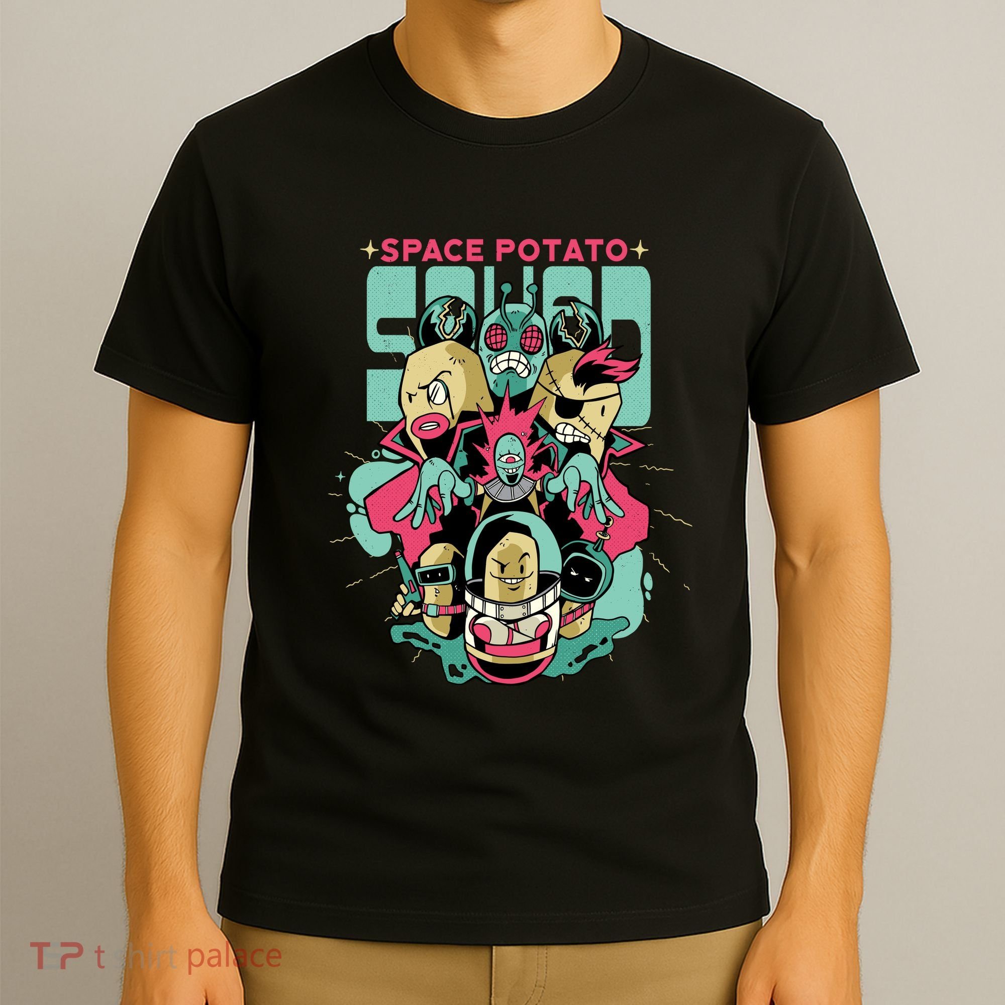Squad Superhero Space Potato T-Shirt