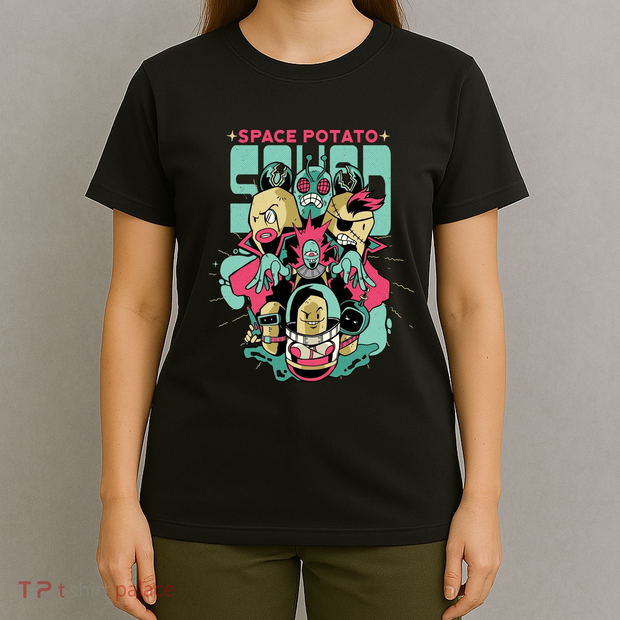 Squad Superhero Space Potato T-Shirt