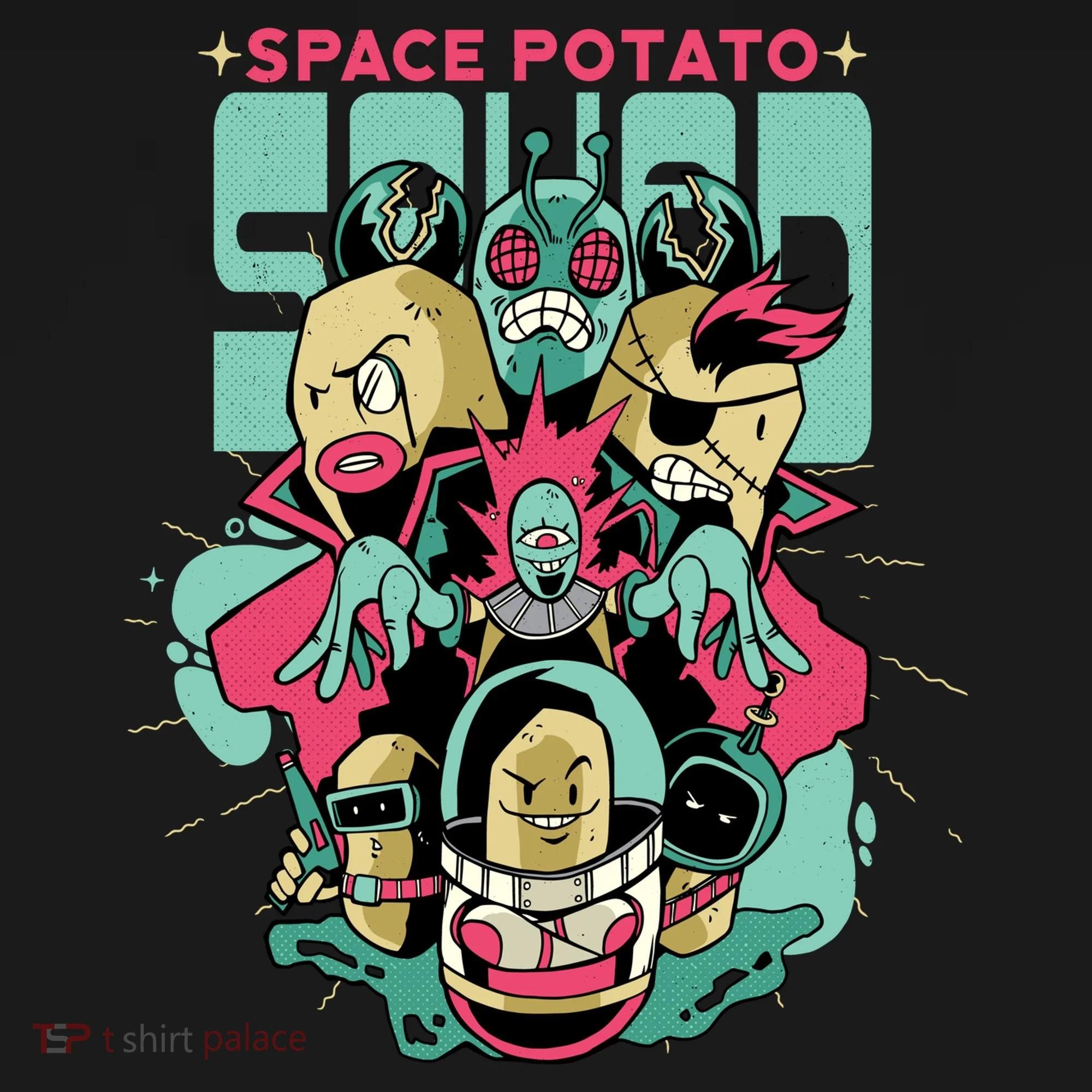 Squad Superhero Space Potato Women's Tank Top