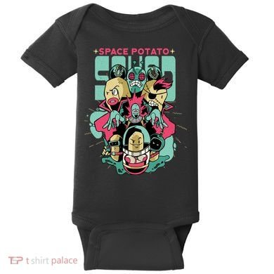 Squad Superhero Space Potato Baby Bodysuit
