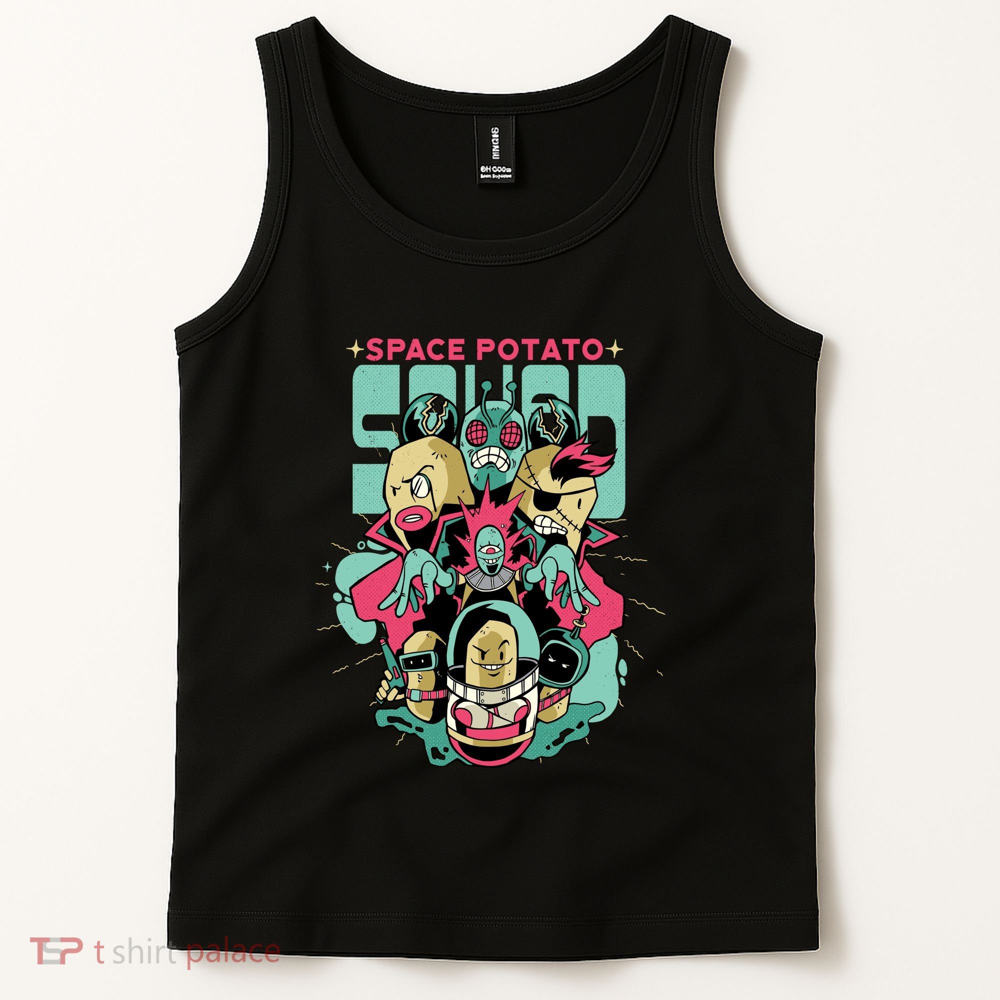 Squad Superhero Space Potato Tank Top