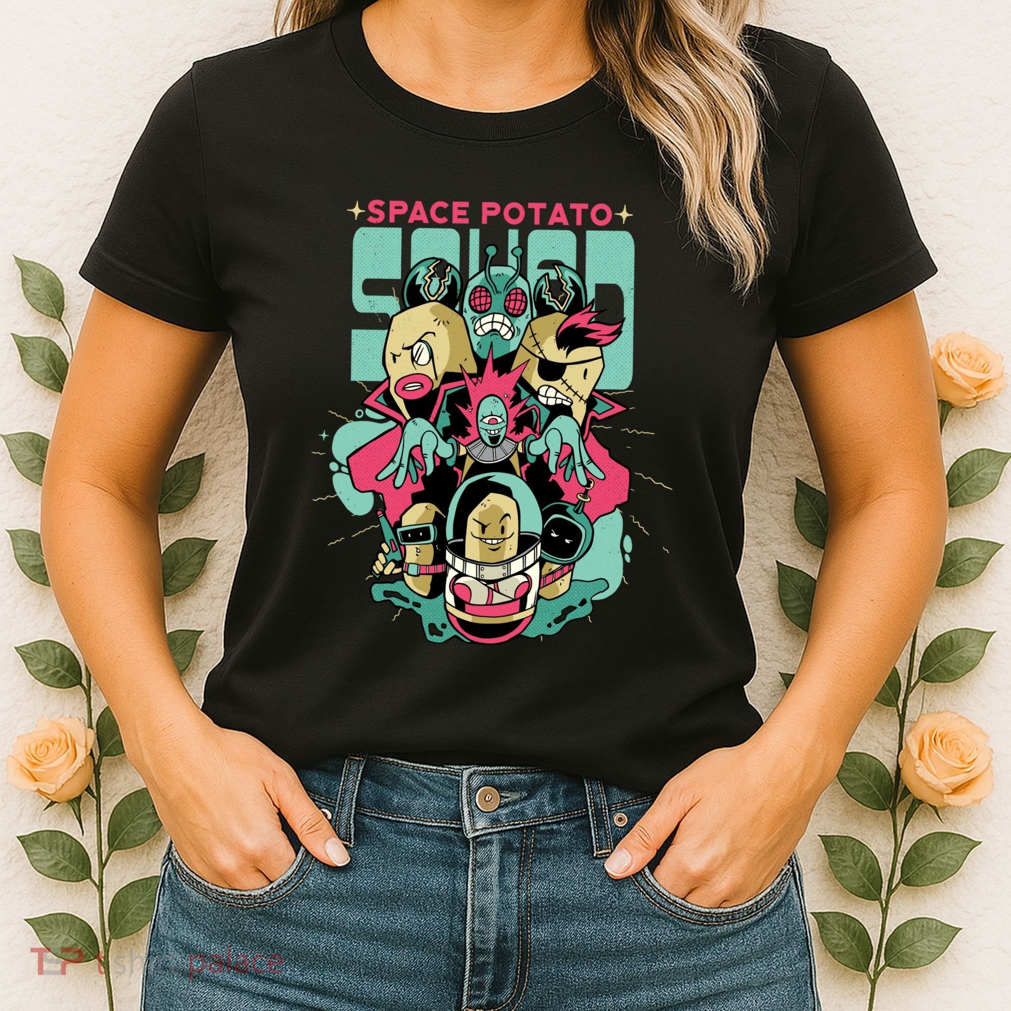 Squad Superhero Space Potato Women's T-Shirt