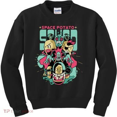 Squad Superhero Space Potato Kids Sweatshirt