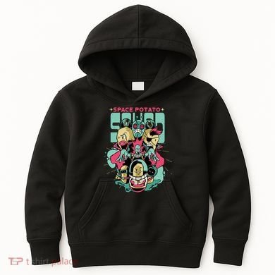 Squad Superhero Space Potato Kids Hoodie
