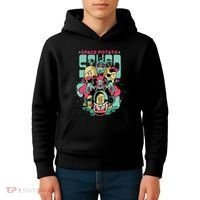 Squad Superhero Space Potato Kids Hoodie thumb 4