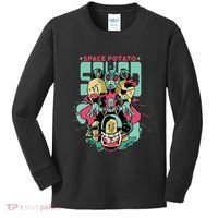 Squad Superhero Space Potato Kids Long Sleeve Shirt thumb 0