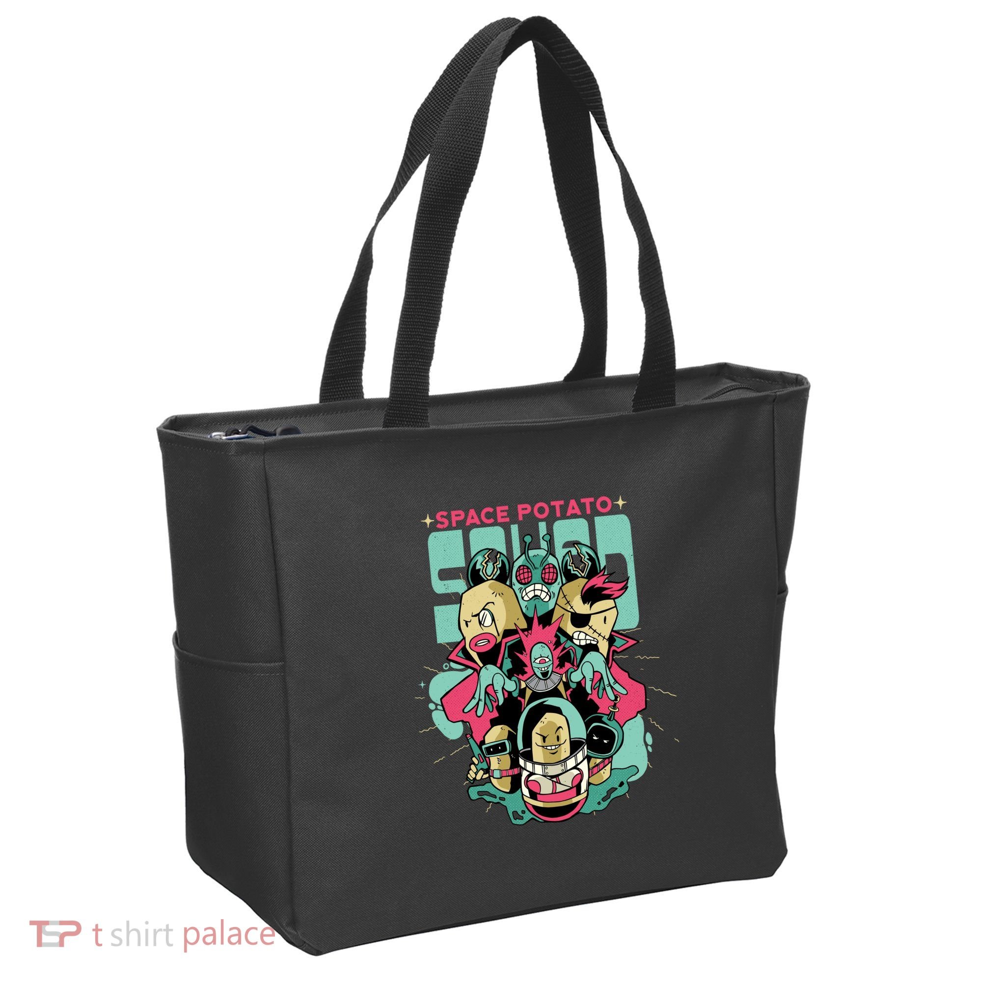 Squad Superhero Space Potato Tote Bag