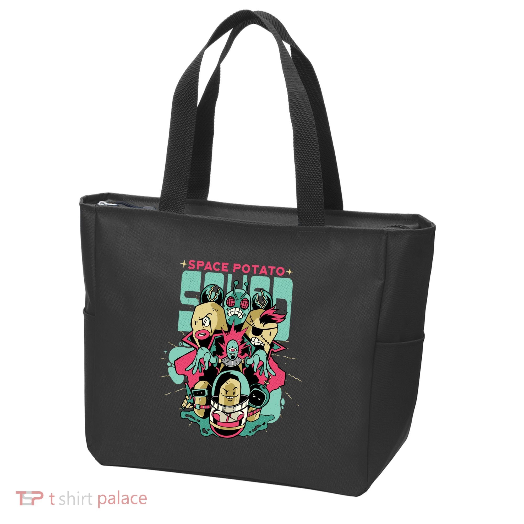 Squad Superhero Space Potato Tote Bag