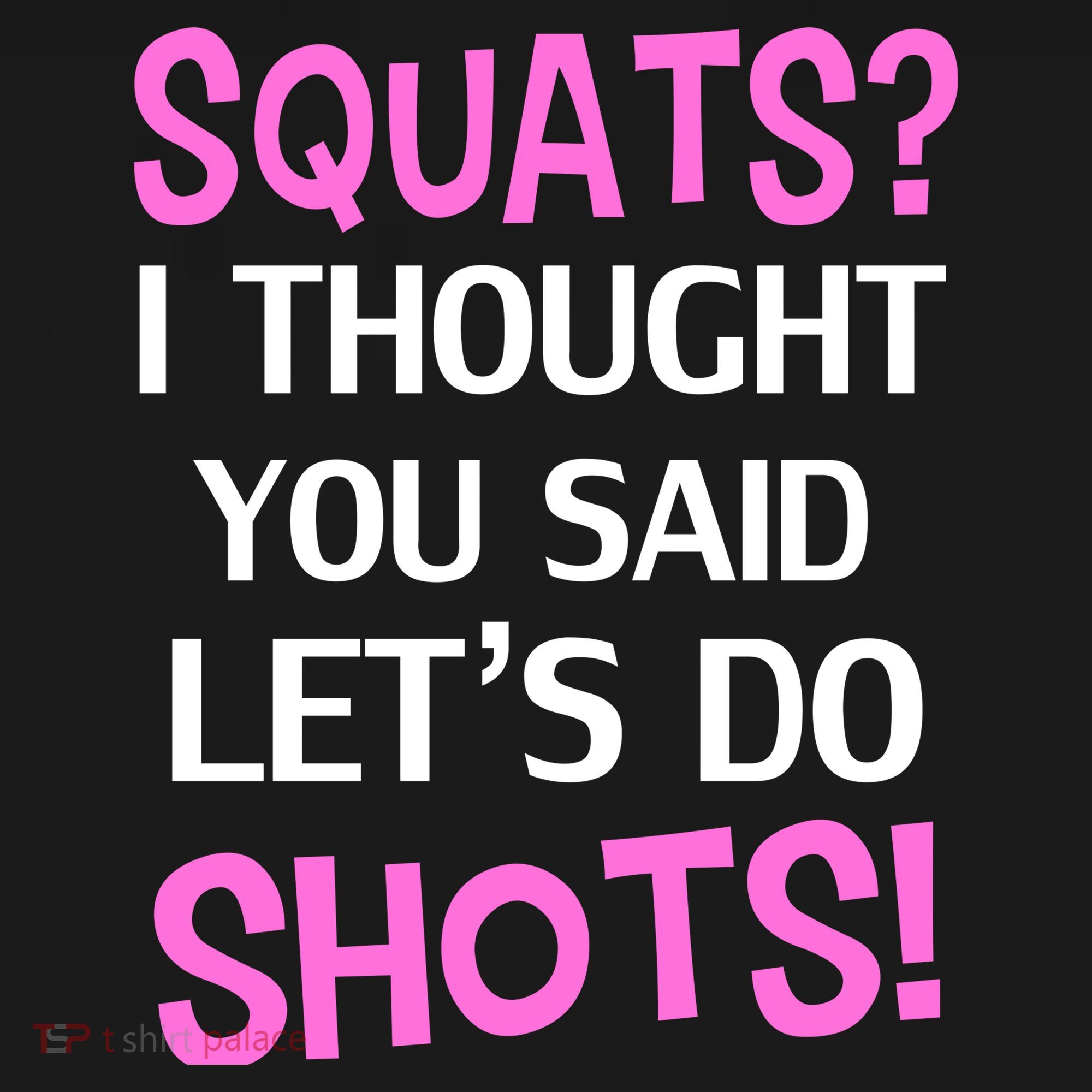 Squats? I Thought You Said Shots! USA-Made Doggie Bandana