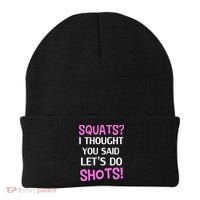 Squats? I Thought You Said Shots! Beanie thumb 0