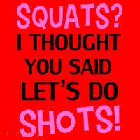 Squats? I Thought You Said Shots! Santa Hat thumb 1