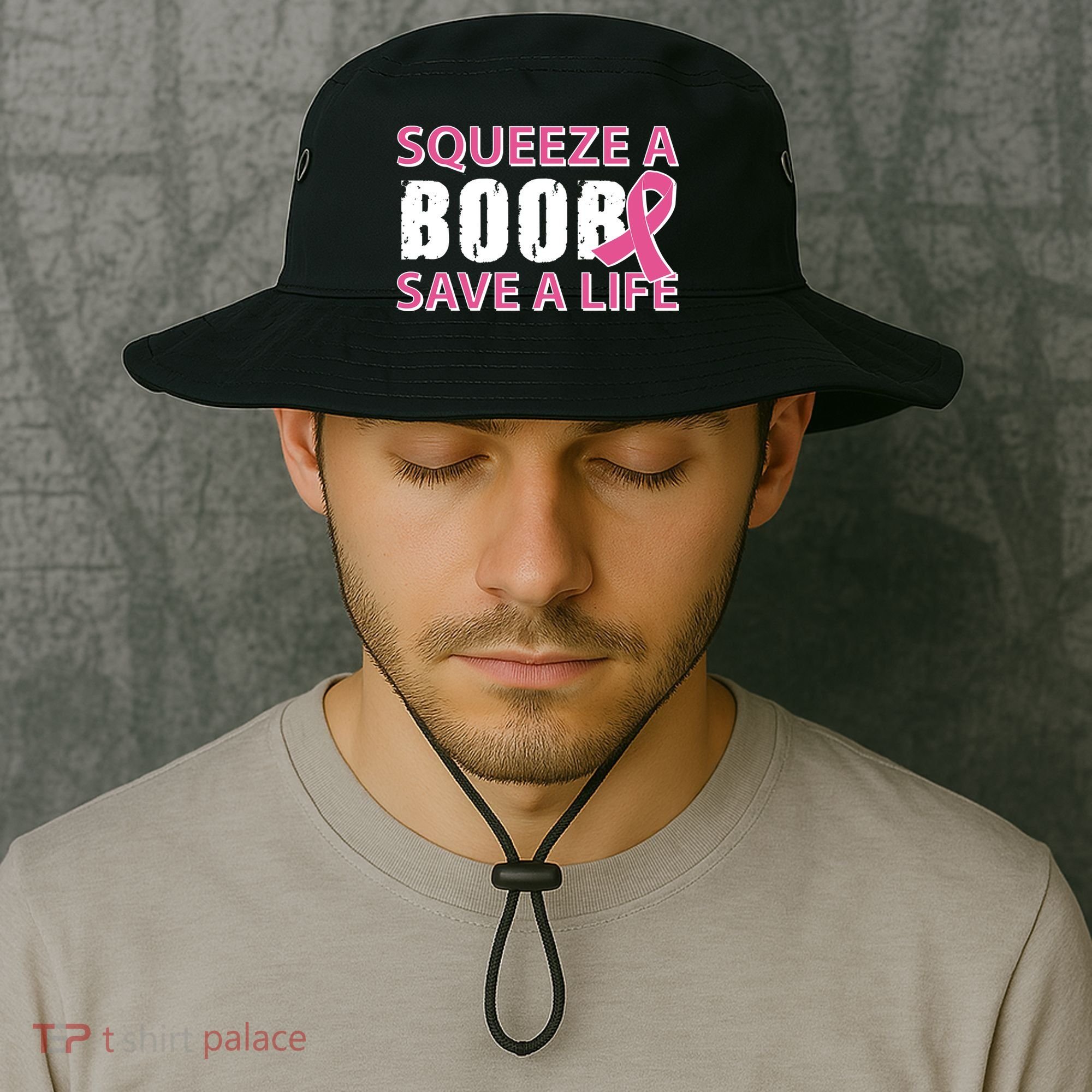 Squeeze A Boob Save A Life Bucket Hat