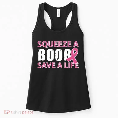 Squeeze A Boob Save A Life Women's Tank Top