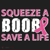 Squeeze A Boob Save A Life Golf Towel thumb 3