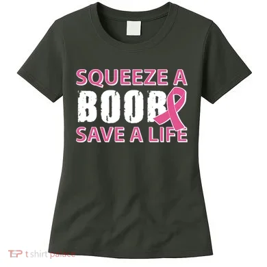 Squeeze A Boob Save A Life Women's T-Shirt