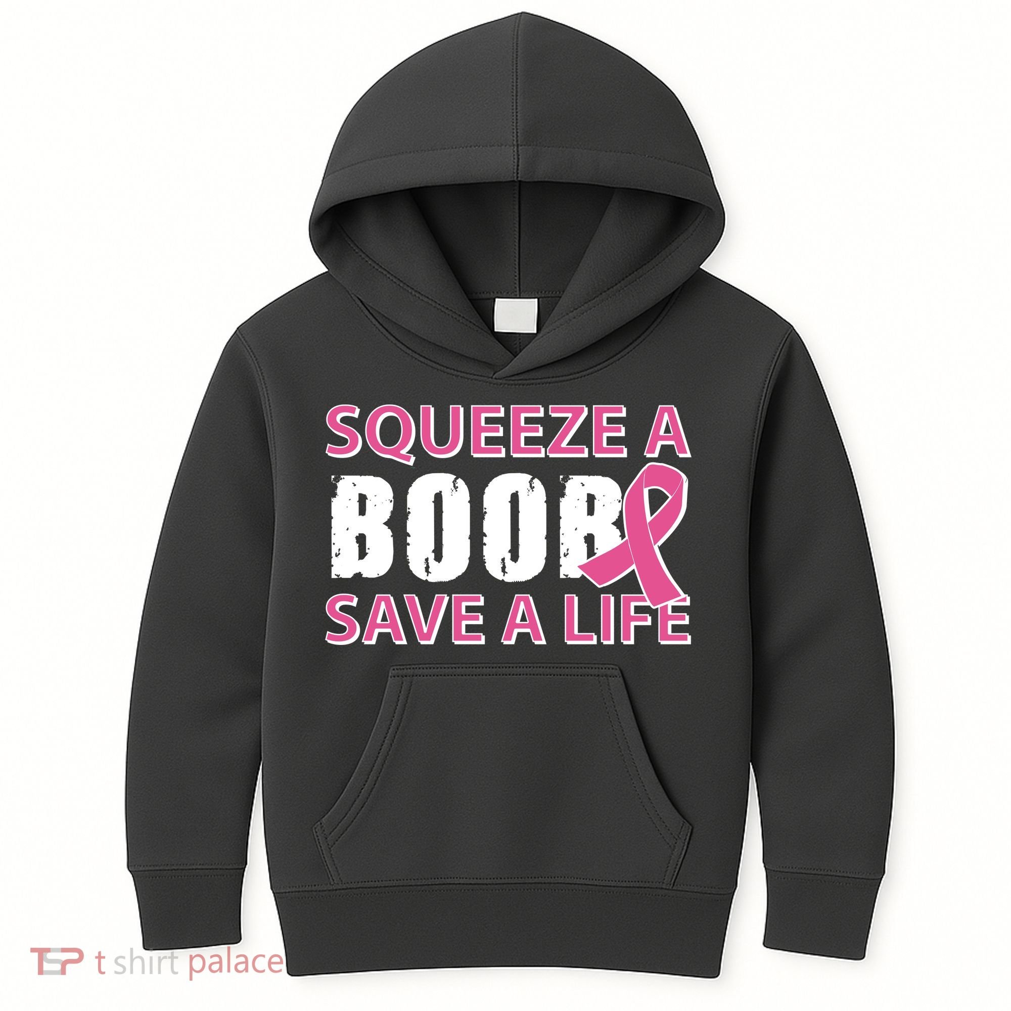 Squeeze A Boob Save A Life Kids Hoodie