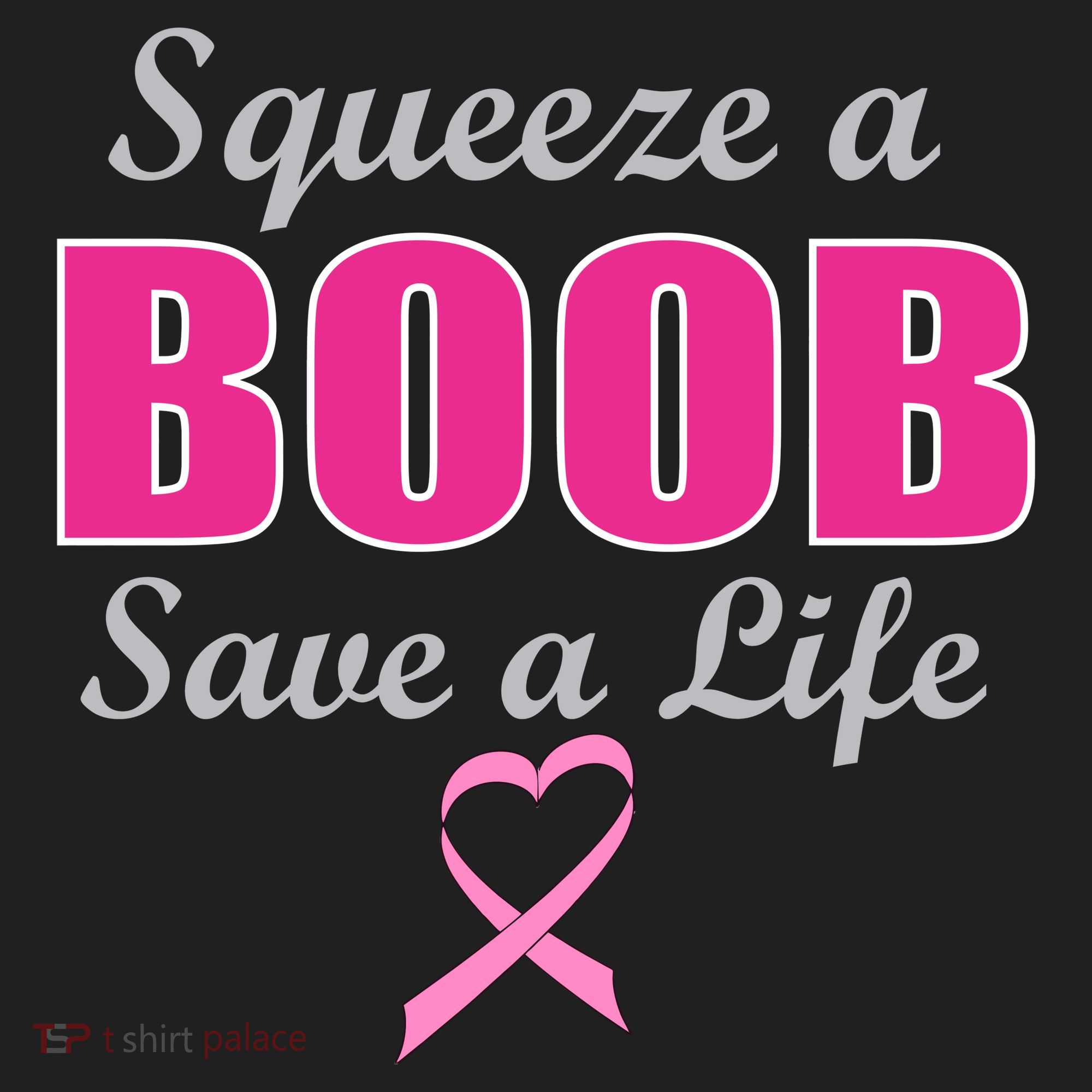 Squeeze A Boob Save A Life Breast Cancer Women's Sweatshirt