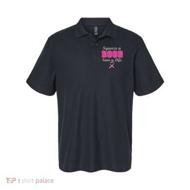 Squeeze A Boob Save A Life Breast Cancer Polo