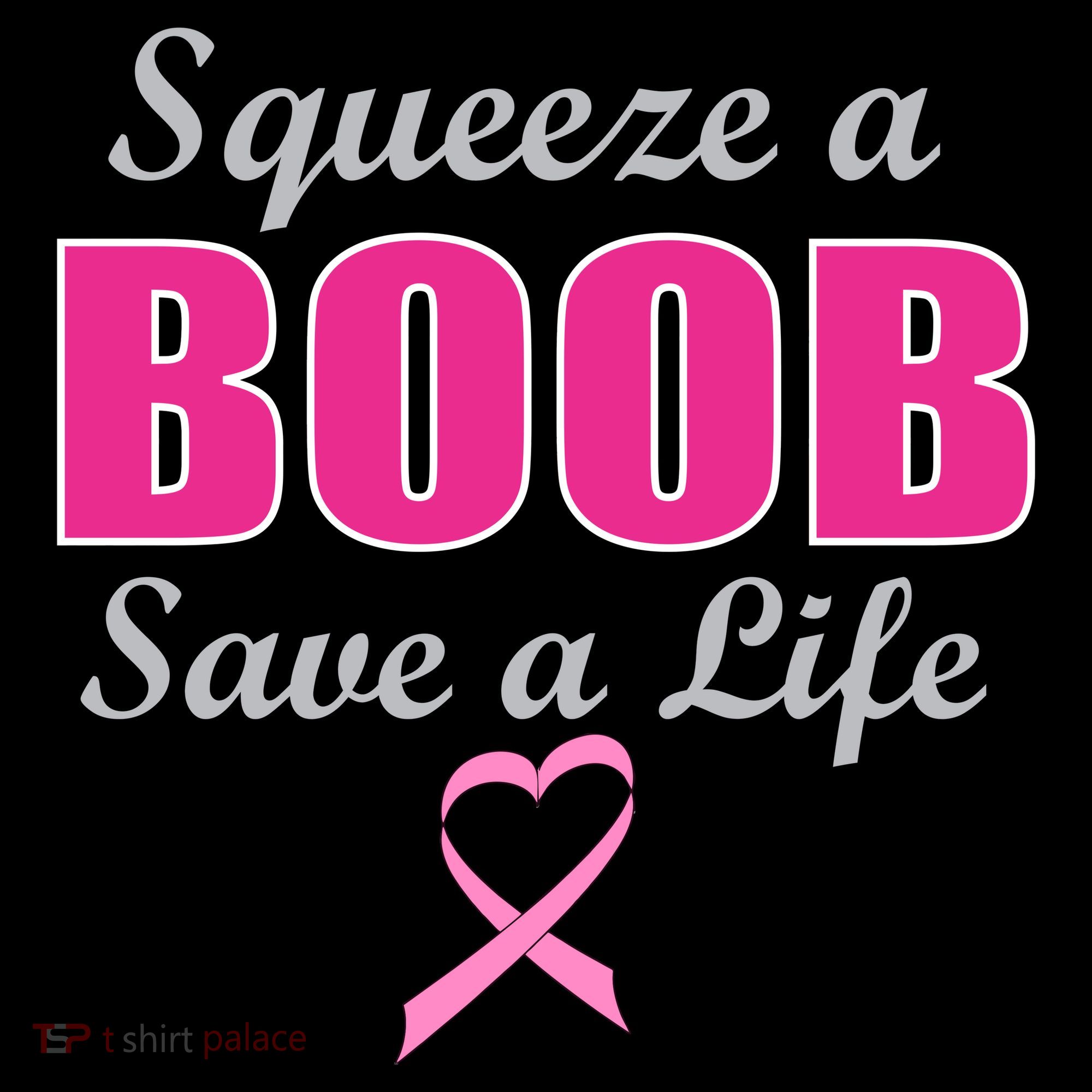 Squeeze A Boob Save A Life Breast Cancer Women's Hoodie