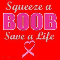 Squeeze A Boob Save A Life Breast Cancer Santa Hat thumb 1