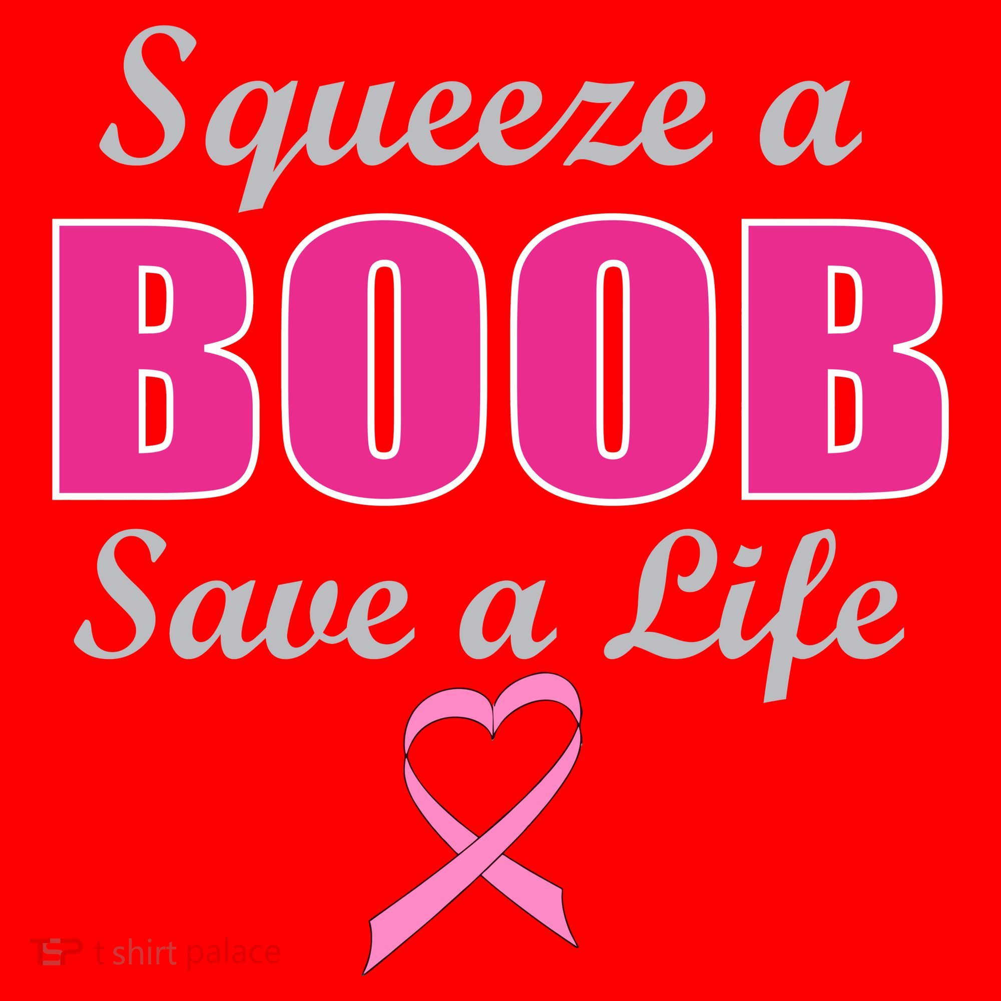 Squeeze A Boob Save A Life Breast Cancer Santa Hat