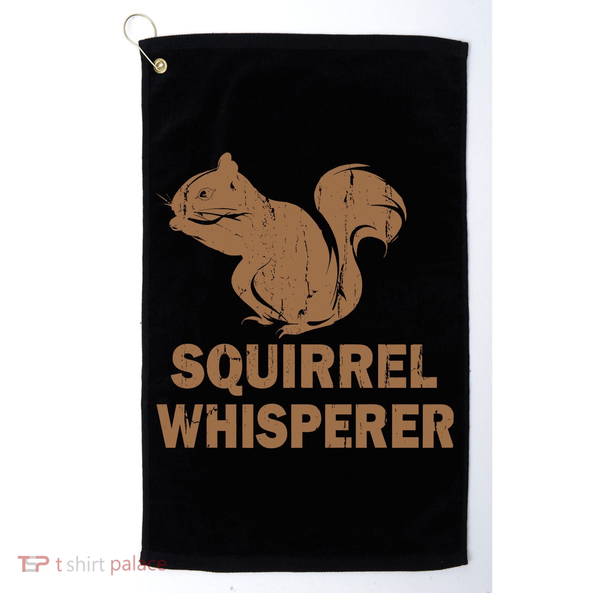 Squirrel Whisperer Golf Towel