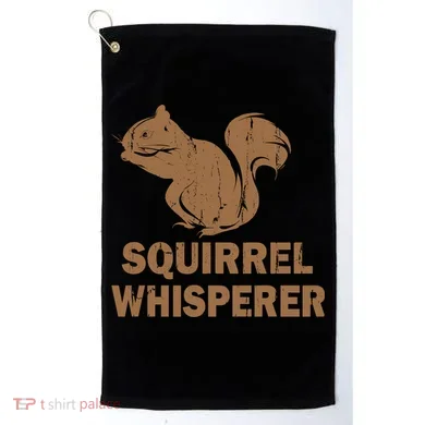 Squirrel Whisperer Golf Towel