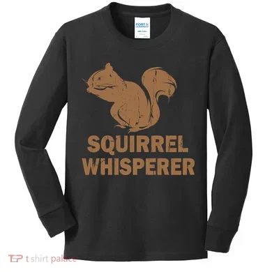 Squirrel Whisperer Kids Long Sleeve Shirt