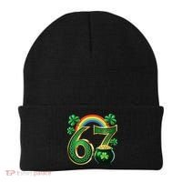 Shamrock Rainbow 67 St Patrick’s Day 6-7 Meme Beanie thumb 0